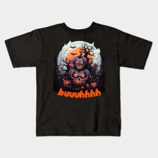 Buuhhhh-Halloween Haunt Kids T-Shirt